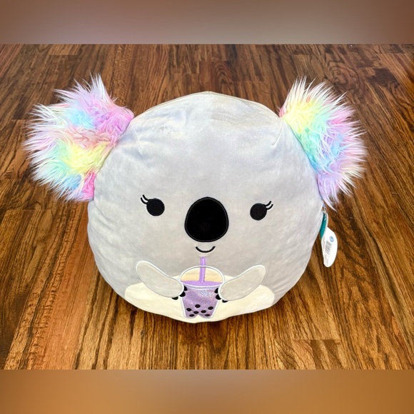 Squishmallows Other - Doxana Squishmallow large 16” gray grey koala teddy plush, rare 2021 NWT